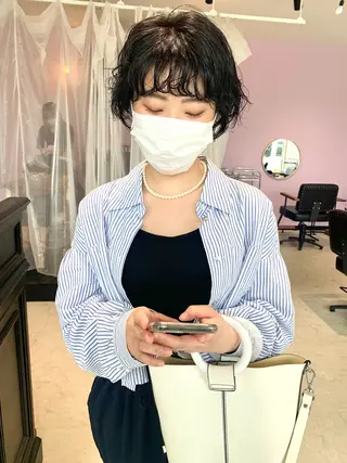 ショート パーマ MATTY yoshika 🐻のヘアスタイル