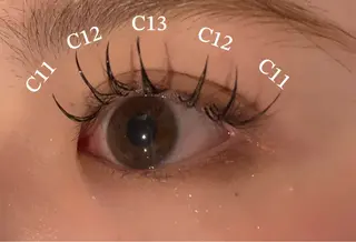 マツエク・マツパ Calm 茅ヶ崎 Ogataのマツエク・マツパデザイン