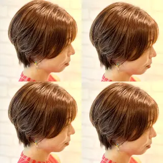 ショート カラー Realme  京都四条烏丸ドゥエby  yk所属・小塚 耀介✂︎ ショートボブ特化のヘアスタイル