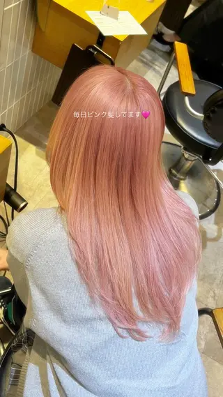 ロング カラー ラフィスヘアードープ所属・👑髪質改善wカラー /ハイトーン/アユカのヘアスタイル