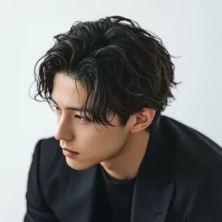 パーマ メンズ le paradis まおのヘアスタイル