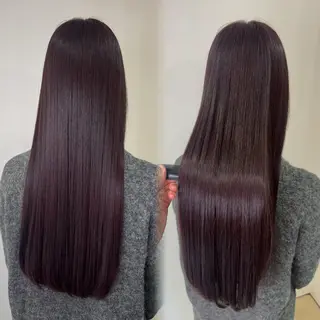 ロング カラー Ash/ tomona𝜗𝜚のヘアスタイル