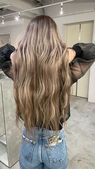 ロング ブリーチ/ゆうと /バレイヤージュのヘアスタイル