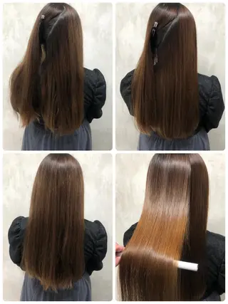 ロング 満足度⭕️縮毛矯正師 谷口にお任せを👍のヘアスタイル