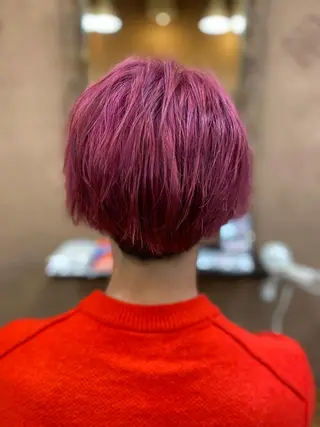 ショート カラー メンズ ［パサつき改善］＊ 髪質改善ケアサロン＊のヘアスタイル