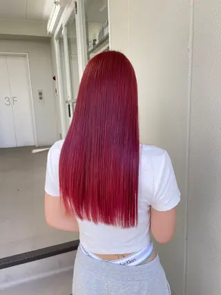 ロング カラー ヘアアレンジ 艶髪✨寒色カラー✨ 翁長孝輔のヘアスタイル