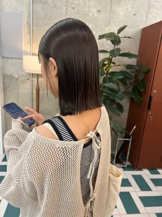 ミディアム AYAKA/名古屋/ 栄/ボブ/透明カラーのヘアスタイル