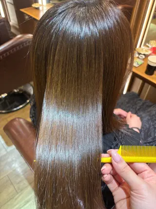 セミロング 西 柚のヘアスタイル