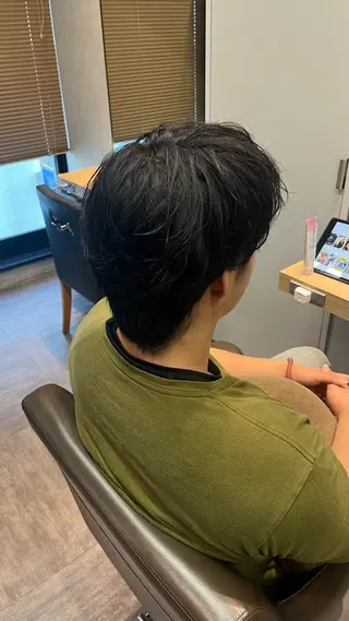 メンズ メンズカット パーマ飯野友喜のヘアスタイル