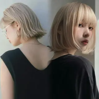 ミディアム カラー ブリーチ職人/ shori/店舗代表のヘアスタイル