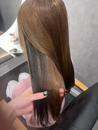 ロング カラー ヘアアレンジ 髪質改善 Aimer 北千住店所属・akari/柔らか カラー/ヘアセット✦のヘアスタイル