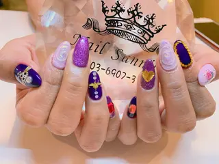 ネイル 長さだし専門店 M2　rikaのネイルデザイン