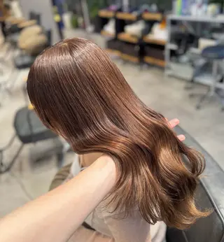 ロング 宮本 優のヘアスタイル