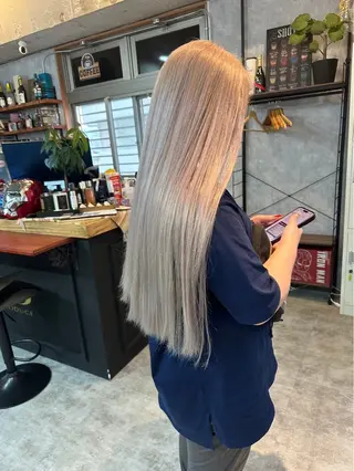 ロング カラー C'LD Hair Produce【シールドヘアープロデュース】所属・シールドヘアー/那覇 /縮毛矯正/ブリーチのヘアスタイル