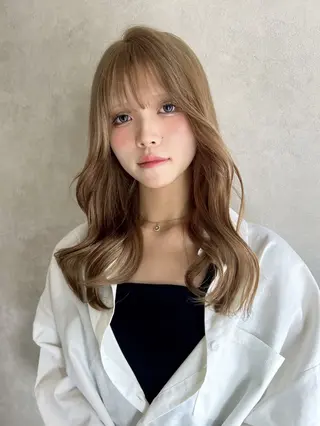 カラー nehus nagaoka所属・🖤複雑履歴ブリーチ Mizuki 🖤のヘアスタイル