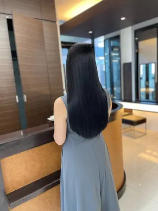 セミロング カラー 今井 勝也のヘアスタイル