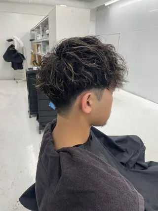 ショート カラー パーマ メンズ 【柏メンズパーマ職人 】店長 KAZUMAのヘアスタイル