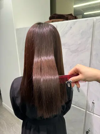 セミロング ハイトーンカラーエク ステ🌺RENA🌺のヘアスタイル