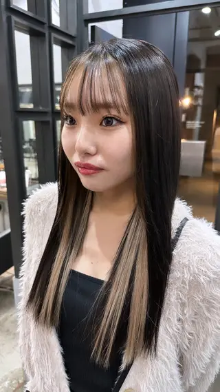 ロング カラー 🖤西嶋　桃花🖤 エクステ/レイヤーのヘアスタイル