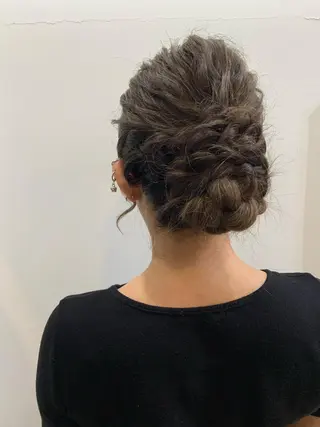 ロング カラー パーマ ヘアアレンジ メンズ キッズ ネイル マツエク・マツパ アイブロウ 🤍韓国風/艶髪🤍 鳥越美羽のヘアスタイル