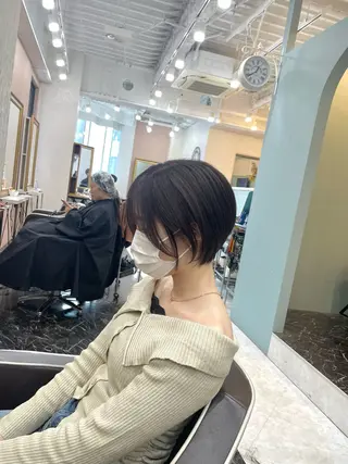 ショート 亀川蓮 Agu hairのヘアスタイル