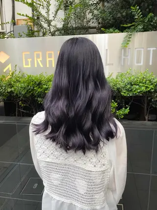 ロング カラー ボブ/縮毛矯正/ レイヤー/塚田のヘアスタイル