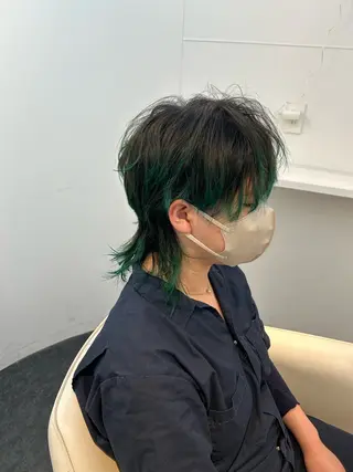 ミディアム カラー レイフィールド観光通り店所属・Ryo ⭐︎のヘアスタイル