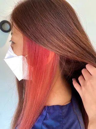 ロング カラー POCKET  いわき店所属・諸橋 美波のヘアスタイル