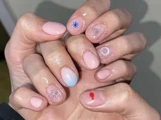ネイル na🎀🎀na ちゅるちゅるのネイルデザイン