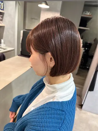 ミディアム カラー 韓国風/オシャレ /縮毛矯正/滝口琴未のヘアスタイル