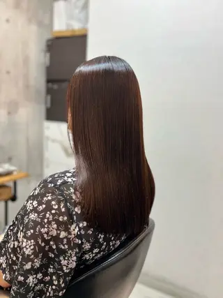 セミロング 大宮縮毛矯正の達人 コガワラのヘアスタイル