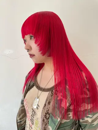 ロング カラー ryuei /原宿のヘアスタイル