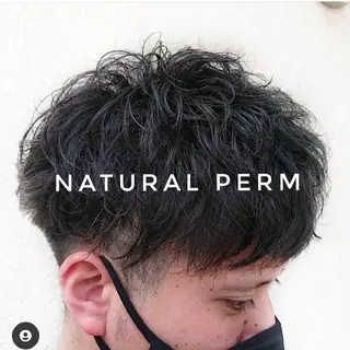 ショート メンズ パーマ 【メンズ専門】 田口雄也のヘアスタイル