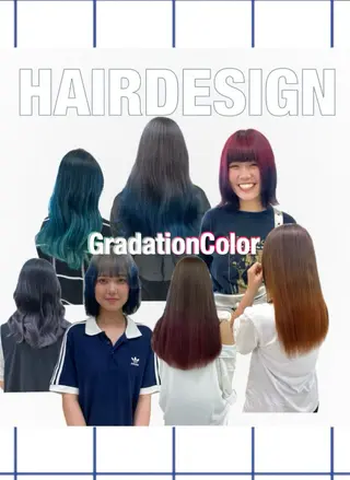 カラー ヘアアレンジ 🍒KIKUCHI KANAE🍒のヘアスタイル