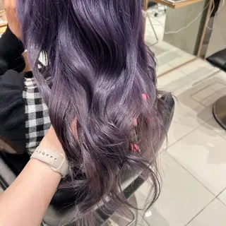 カラー ︎︎🌟韓国艶カラー ︎🌟璃奈 (ﾘﾅ)のヘアスタイル