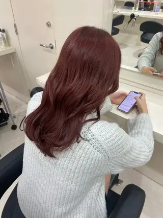 カラー 🎀ツヤ髪✖︎ 暖色🎀RYUKAのヘアスタイル