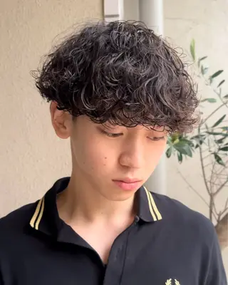 パーマ メンズ 年間2000名担当◎ パーマ職人/仲原佑樹のヘアスタイル