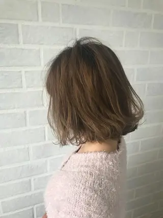 ショート 池袋/透明感カラー 🎀Yuri🎀のヘアスタイル