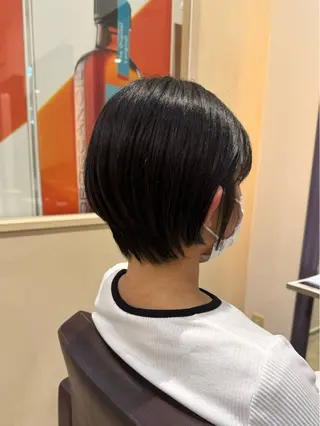 ショート シャンプーボーイセントラル所属・ミウラフウキ 髪質改善のヘアスタイル