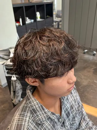 ショート カラー パーマ メンズ 🎧【パーマ師】 SOUMA🎧のヘアスタイル