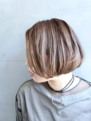 ショート カラー 白髪ぼかし/ショート 特化🌟サトウユキのヘアスタイル