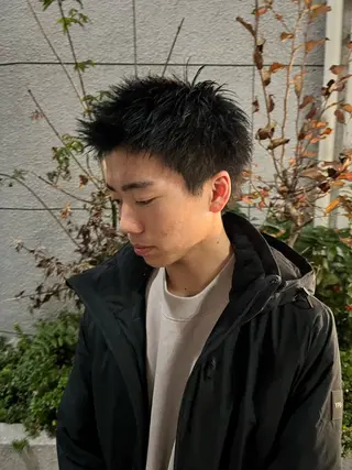 ショート カラー パーマ ヘアアレンジ メンズ ショートヘア原宿 fifth コシのヘアスタイル