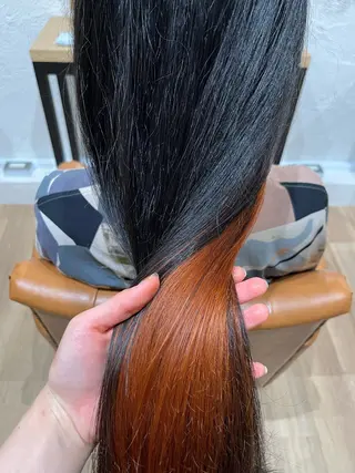 カラー bisou hair スガノ　カヤノのマツエク・マツパデザイン