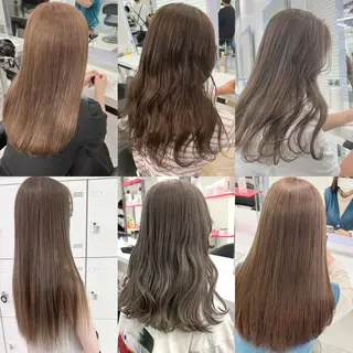 カラー 似合わせ💗骨格矯正 💗透明感カラー💗のヘアスタイル