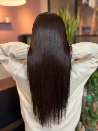 ロング AVANCE.西田辺所属・木本晴香/髪質改善 /艶カラー透明感のヘアスタイル