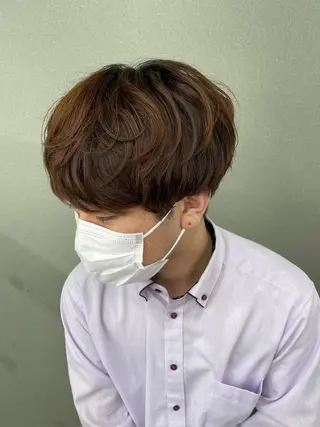 ショート カラー パーマ メンズ 🎀プルエクステ みまひかる🎀のヘアスタイル