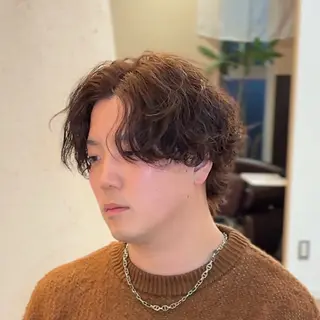 ショート パーマ メンズ GRAZIE due所属・メンズ特化美容師 / 篠谷祐輝のヘアスタイル