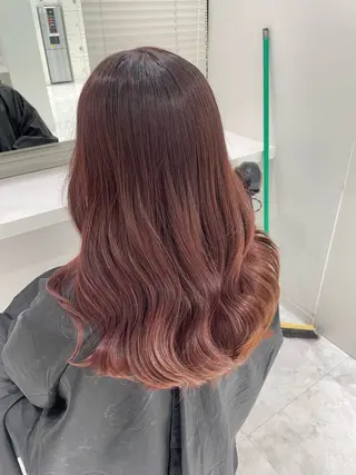 ロング カラー 🤍透明感ブラウン himi🤍のヘアスタイル