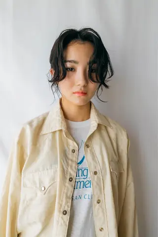 ミディアム STAN WOOD所属・似合わせcut 🔥yutakaのヘアスタイル