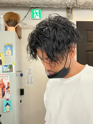 ショート パーマ メンズ salonmall所属・松尾 大介のヘアスタイル